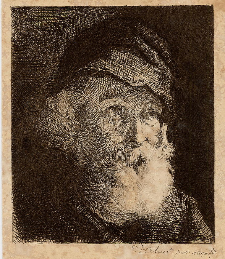 Portret van een oude man by Piet Verhaert