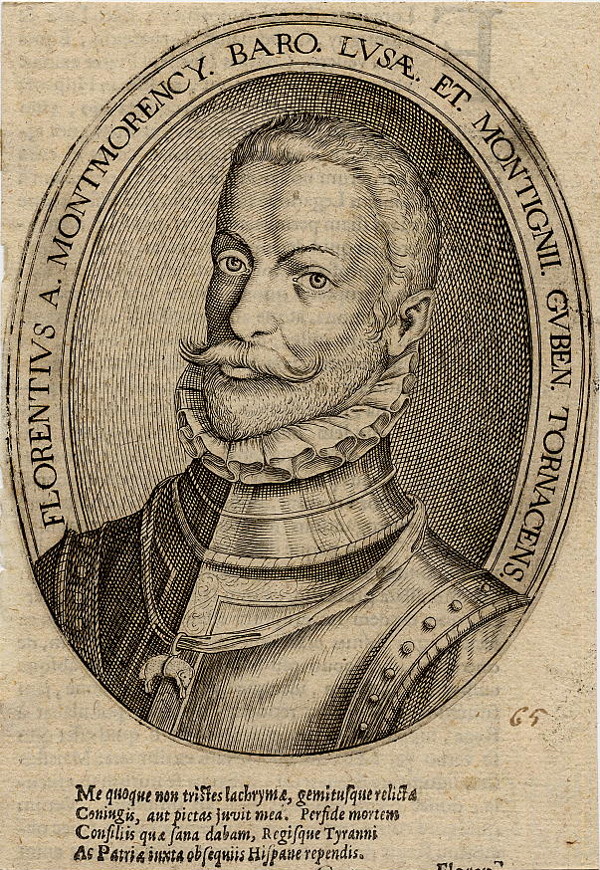 print Florentius a Montmorency by Hillebrant Jacobsz van Wouw