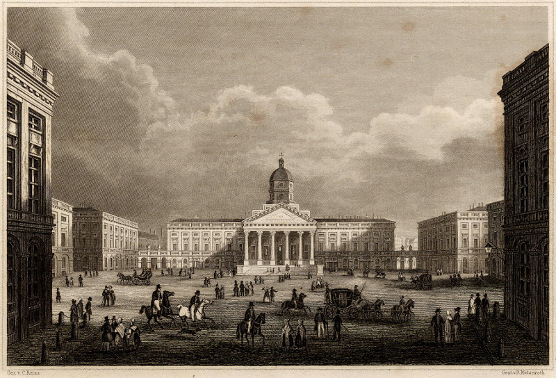 Place Royale in Brüssel by C. Reiss, B. Metzeroth