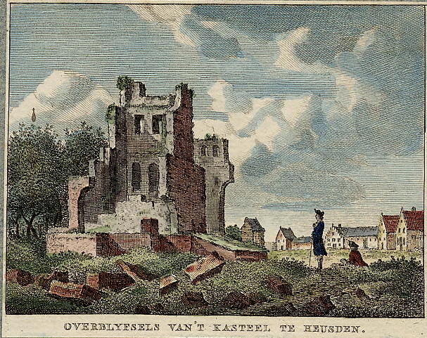 Overblijfsels van ´t kasteel te Heusden by J. Bulthuis, C. F. Bendorp