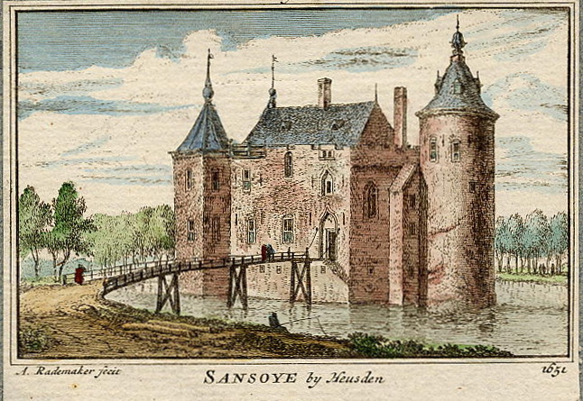 Sansoye bij Heusden 1651 by A. Rademaker