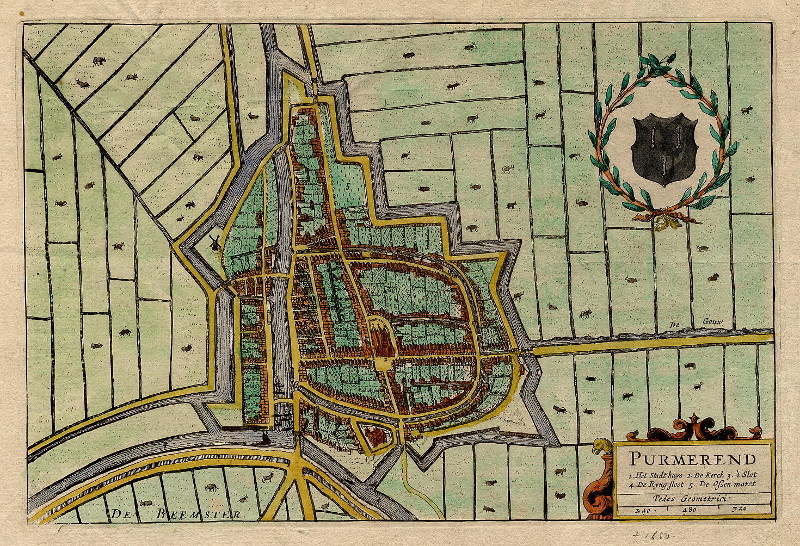 Purmerend by Joan Blaeu