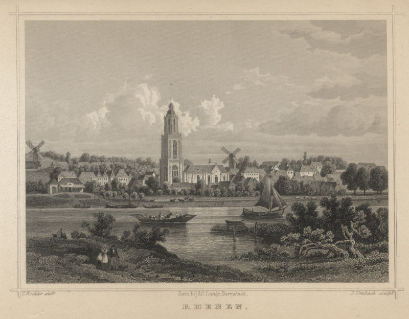 Rhenen by J. Umbach, naar C. Kochler