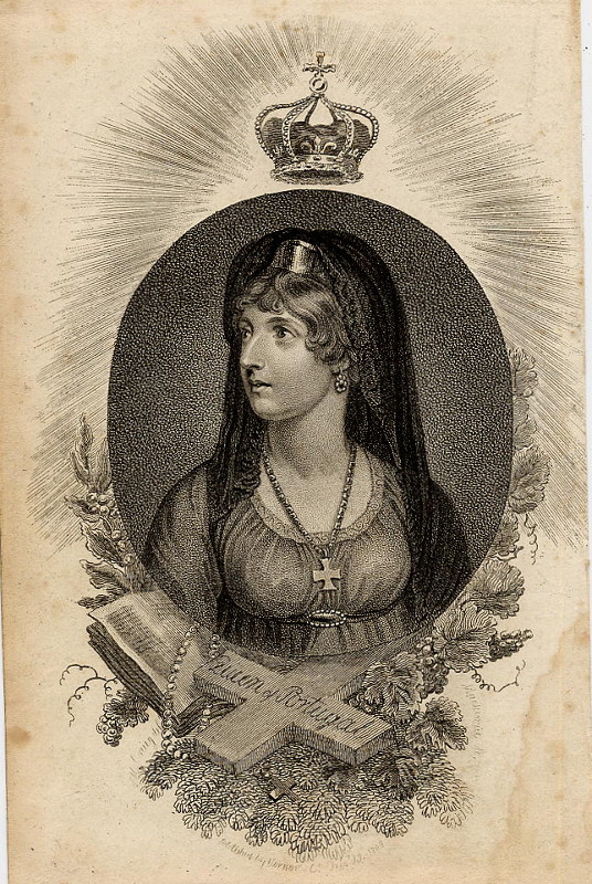 print Queen of Portugal by M. Craig