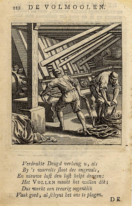 print De Volmoolen by Jan Luyken