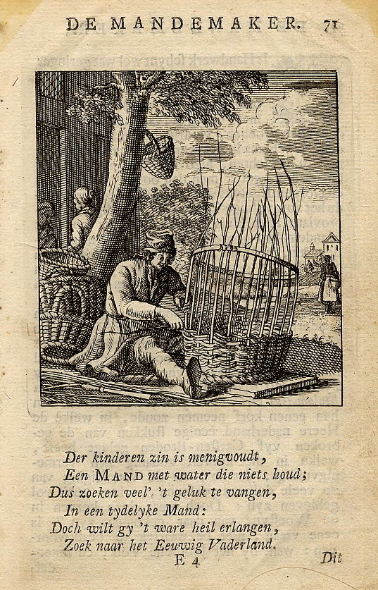 print De mandemaker by Jan Luyken