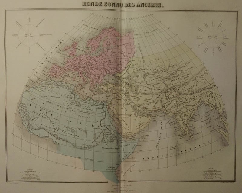 Monde connu des anciens by Debuissons, A.T. Chartier