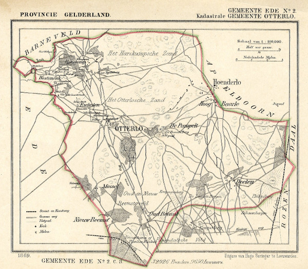 map communityplan Ede (Kad gem Otterlo) by Kuyper (Kuijper)