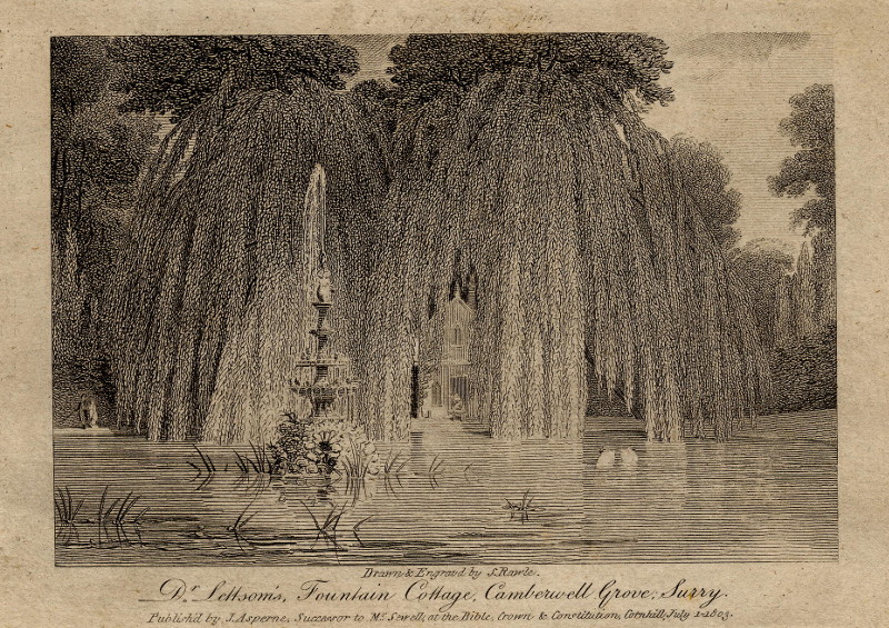 Dr Lettsom´s, Fountain Cottage, Camberwell Grove, Surry by S. Rawle