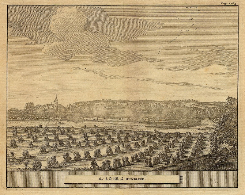 Vue de la VIlle de Dunblane by Pieter van der Aa