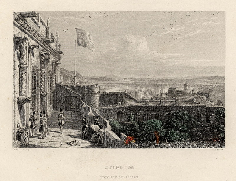 Stirling from the old palace by E. Goodall, D.O.Hill S.A.