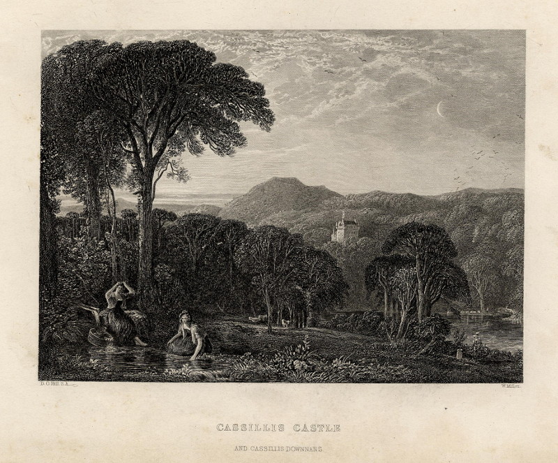 Cassillis castle and Cassillis Downnans by W. Miller, D.O. Hill S.A.