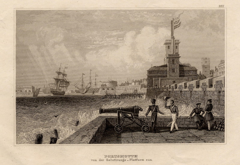 Portsmouth von der Salutirungs-Platform aus. by nn