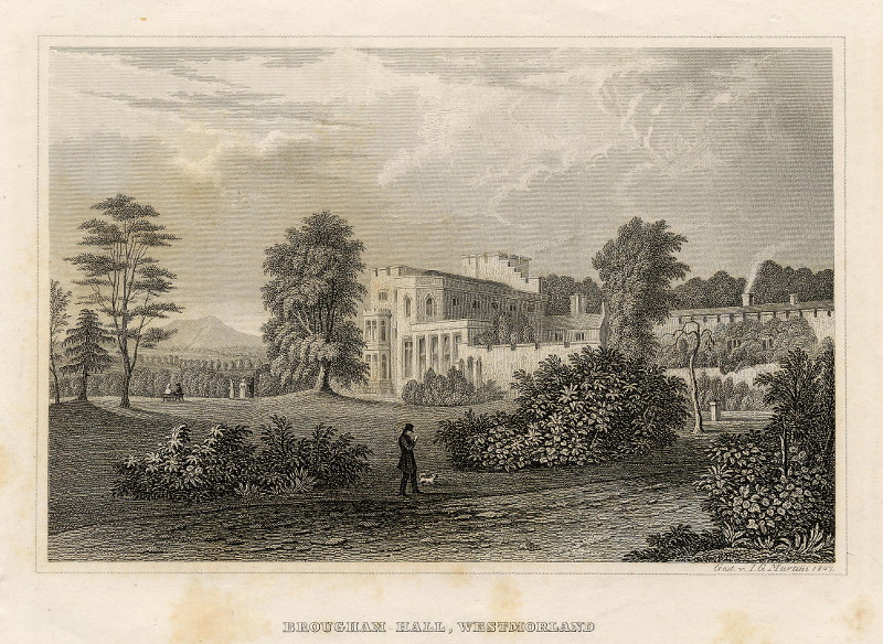 Brougham Hall, Westmorland (England) by I.G. Martini