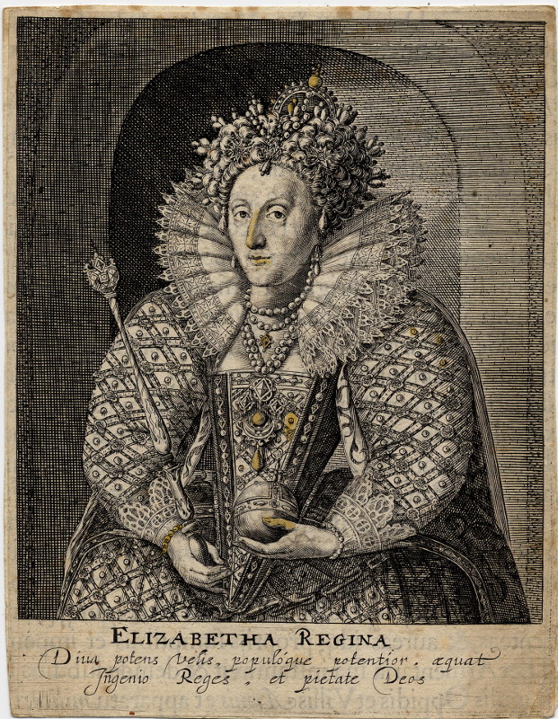 Elizabetha Regina by Crispijn de Passe I