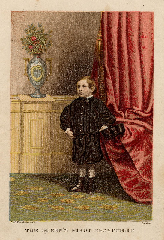 print The Queen´s first grandchild by J.M. Kronheim