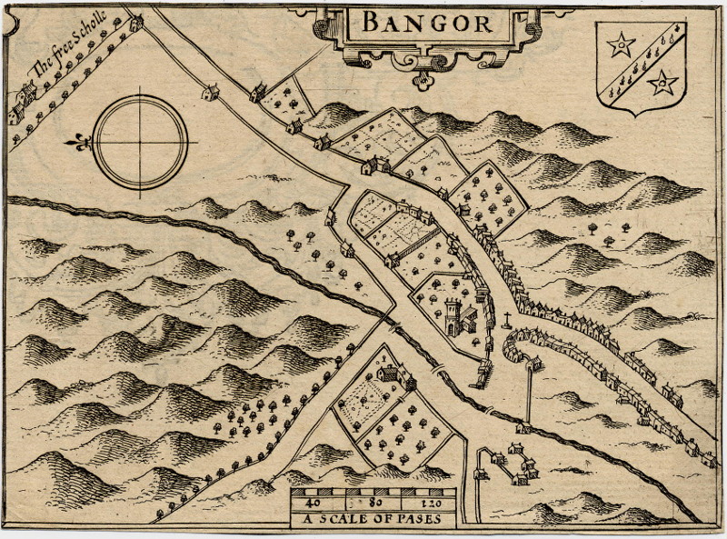 Bangor by John Speed
