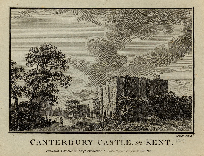 Canterbury castle, in Kent by Goldar