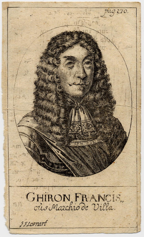 print Ghiron Francis, cus Marchio de Villa by J.F. Leonart