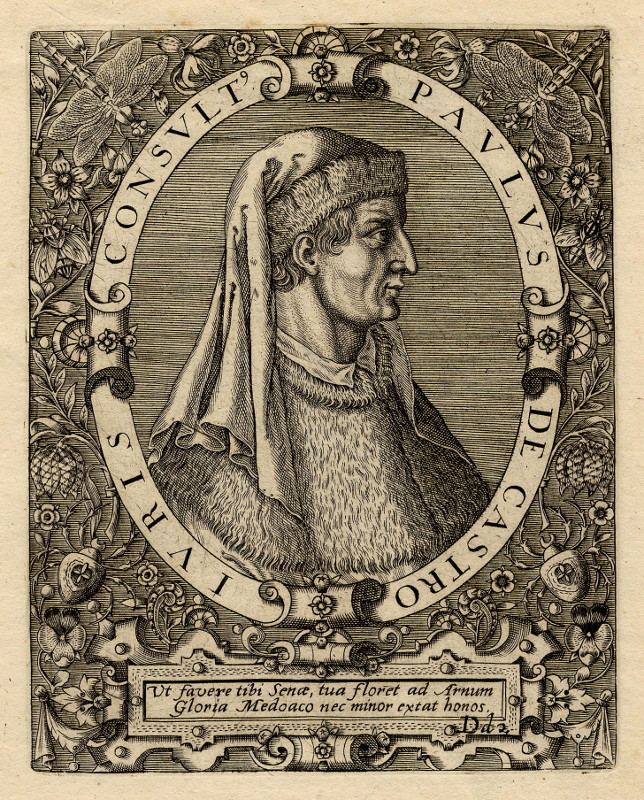 Paulus de Castro Ivris Consult by Theodoor de Bry