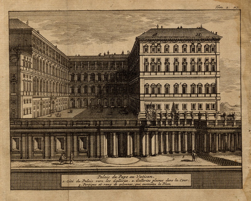 Palais du Pape au Vatican by Pieter van der Aa