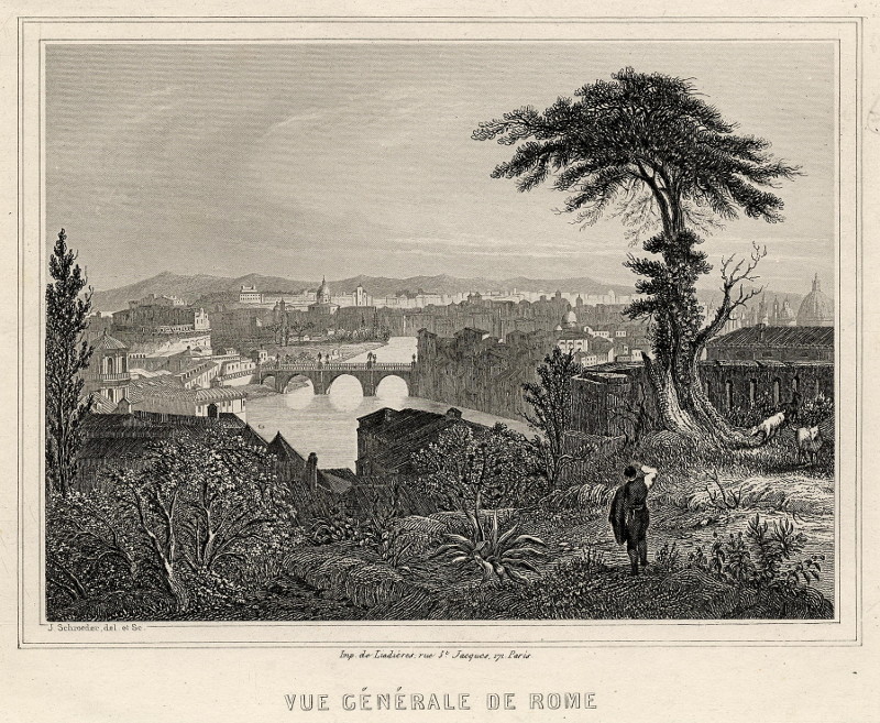Vue générale de Rome by J. Schroeder