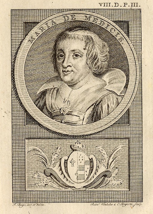 print Maria de Medicis by J. Buys, R. Vinkeles, C. Bogerts