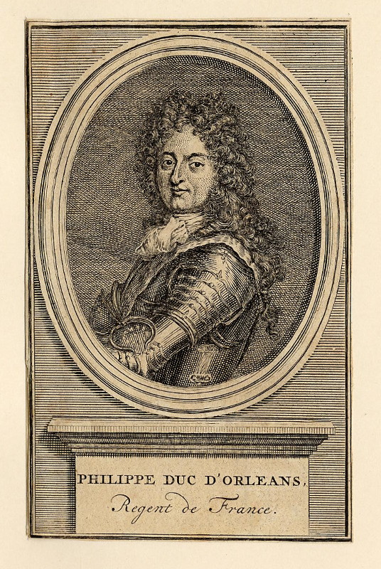 print Philippe Duc d´Orleans, Regent de France by nn
