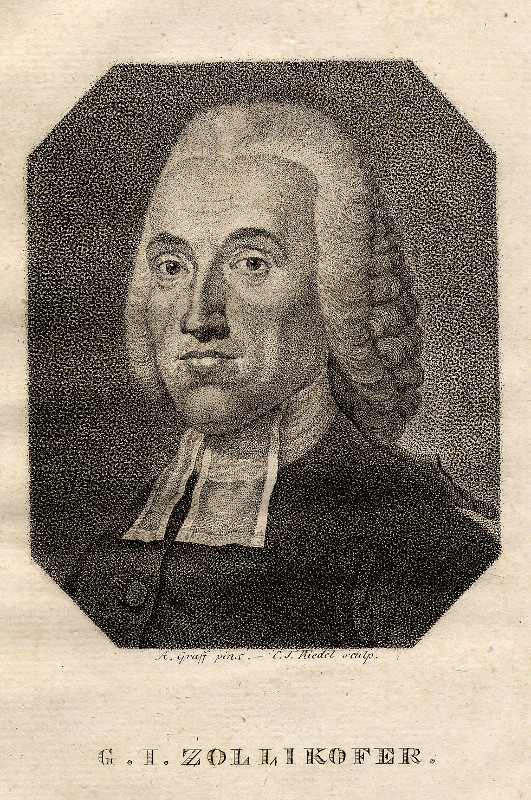 print G.I. Zollikofer by A. Graff, C.T. Riedel