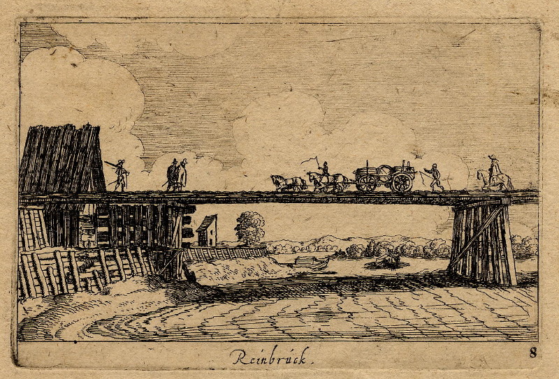 Reinbrück by Wenceslas Hollar (Wenzel, Wenceslaus)