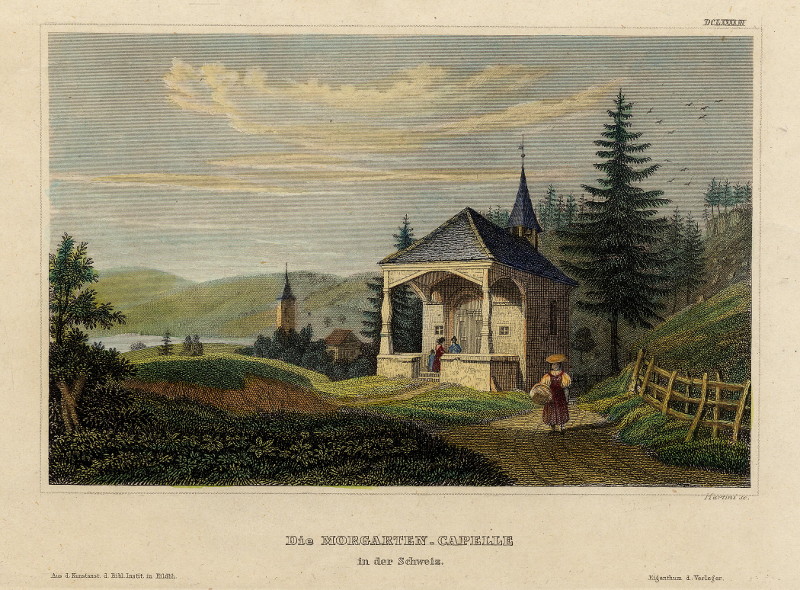 Die Morgarten-Capelle in der Schweiz by nn