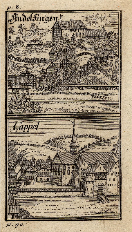 view Andelfingen, Cappel by H.H. Bluntschli, J.M. Füssli