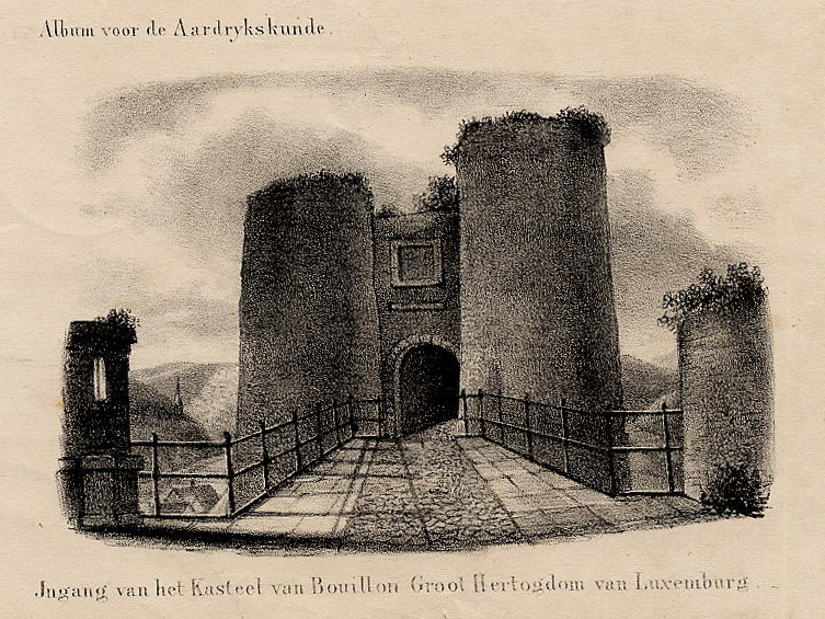 Ingang van het Kasteel van Bouillon Groot Hertogdom van Luxemburg by nn