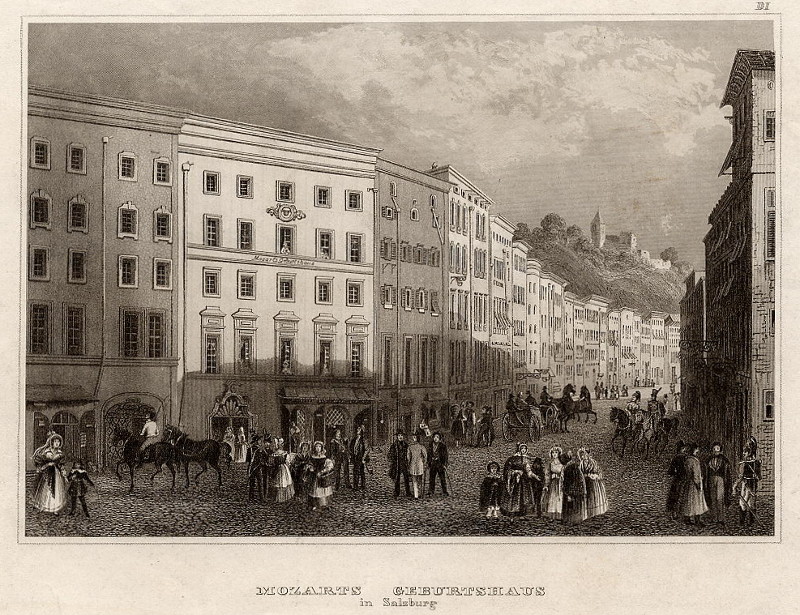 Mozarts Geburtshaus in Salzburg by nn