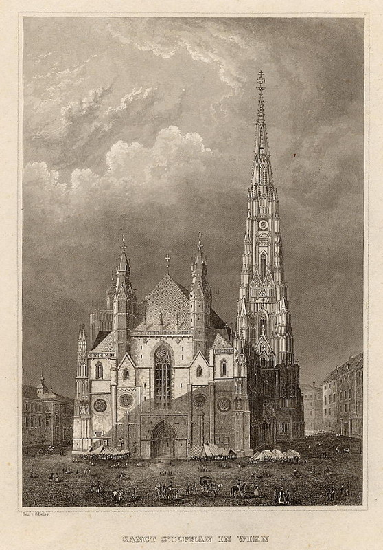 view Sanct Stephan in Wien by C. Reiss