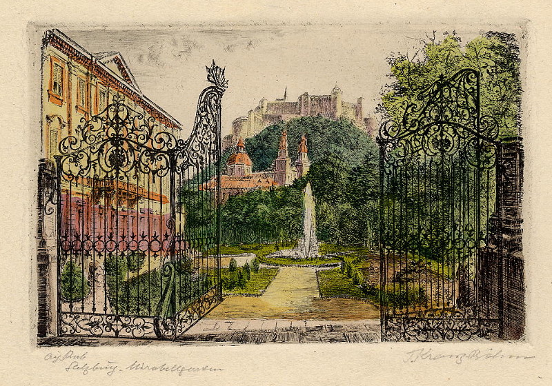 Salzburg, Mirabellgarten by T. Kranz-Böhm