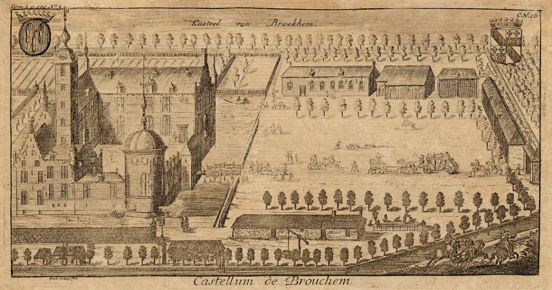 Kasteel van Broekhem, Castellum de Brouchem by Franc Ertinger