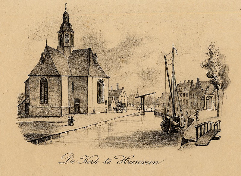 De Kerk te Heereveen by nn, mogelijk J. van Genk naar H. van Geelen