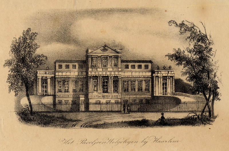 Het Paviljoen Welgelegen bij Haarlem by nn