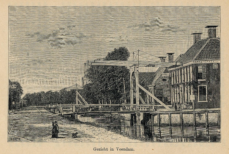 Gezicht in Veendam by Walter