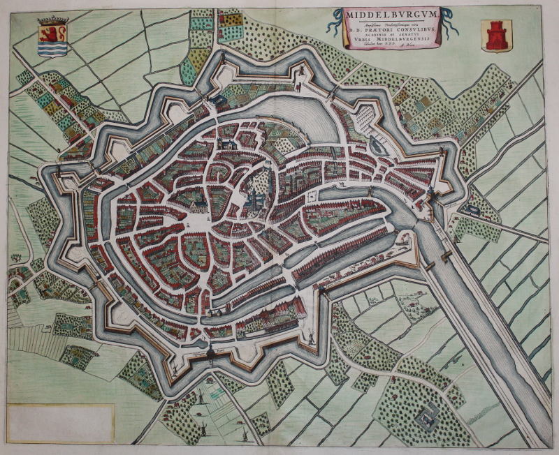 Middelburgum by Joan Blaeu