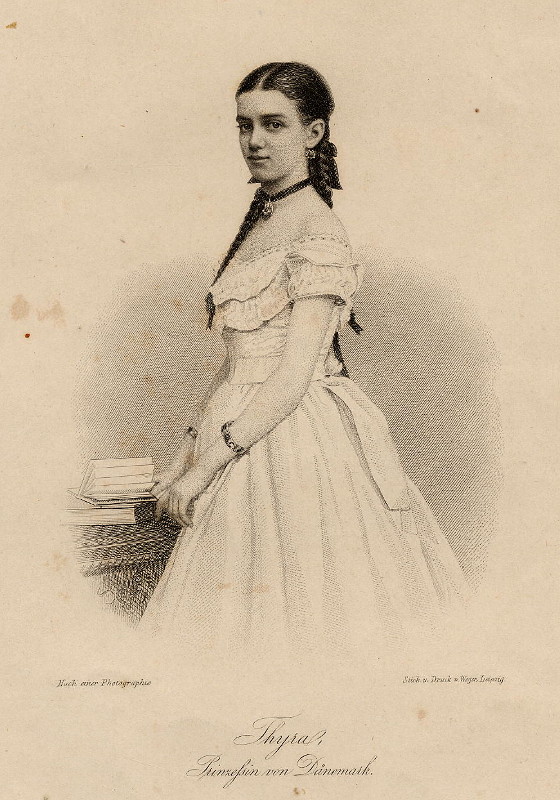 print Thyra, Prinzessin von Dänemark by Weger, naar een foto