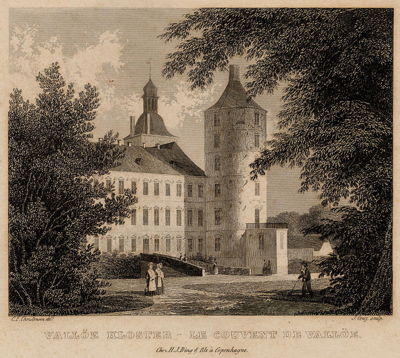 Vallöe Kloster - Le Couvent de Vallöe by C.F. Christensen, J. Gray