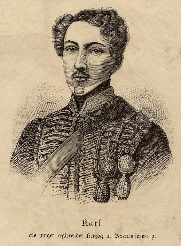 print Karl, als junger regierender herzog in Braunschweig by nn
