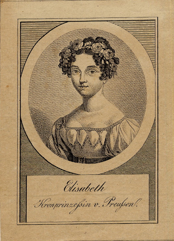 print Elisabeth, Kronprinzessin von Preussen by nn