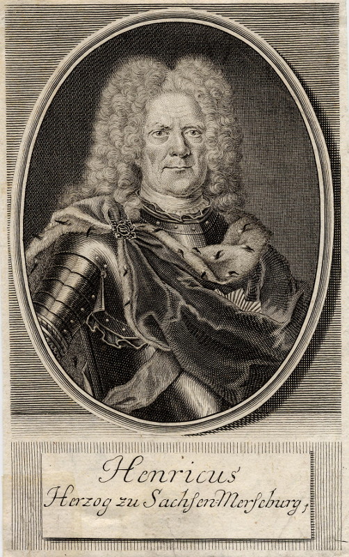print Henricus, Herzog zu Sachsen-Merseburg by nn 