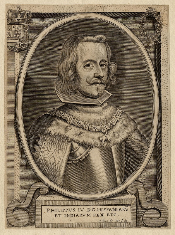 print Philippus IV D.G. Hispaniarum et Indiarum Rex etc. by P. de Jode II