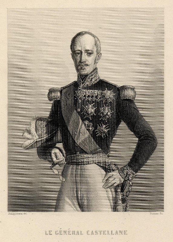 print Le General Castellane by Philippoteaux, Ramus