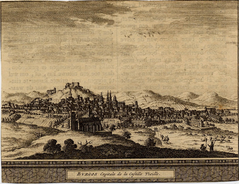 Burgos, Capitale de la Castille vieille by Pieter van der Aa