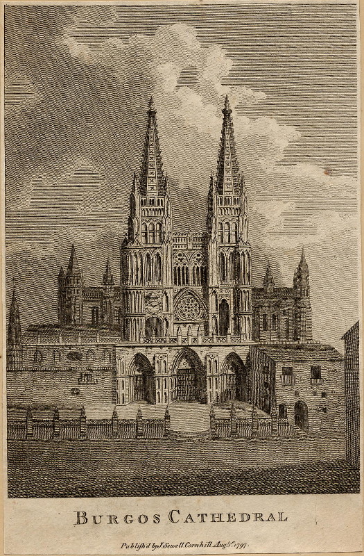 view Burgos cathedral by J. Sewell